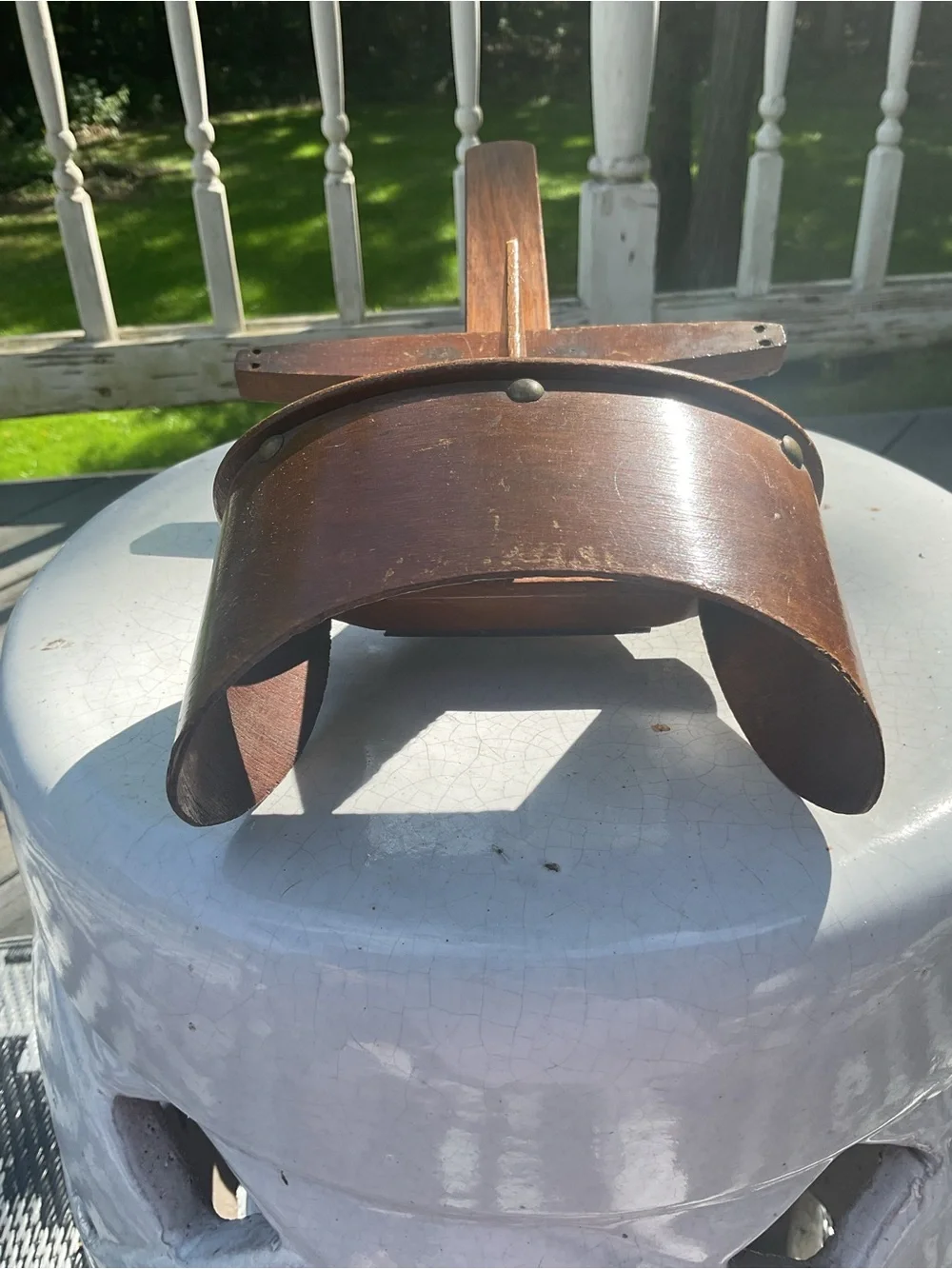 Antique Wooden Stereoscope Viewer Victorian 3D viewer